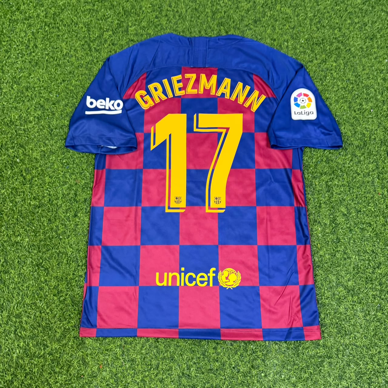 Antoine Griezmann – Barcelona 2019/20 Home Retro Jersey Trikot Maillot Soccer Shirt