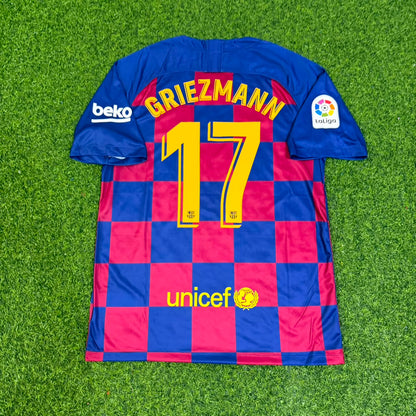 Antoine Griezmann – Barcelona 2019/20 Home Retro Jersey Trikot Maillot Soccer Shirt