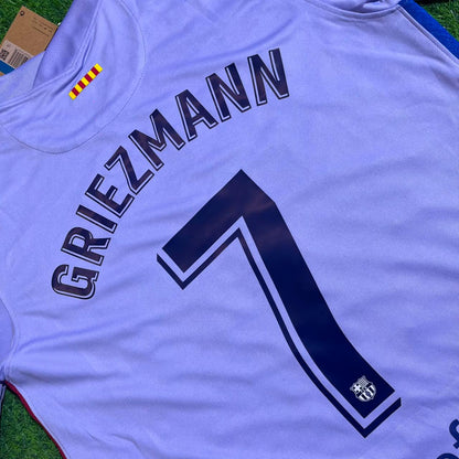 Antoine Griezmann #7 Barcelona 2021-22 Season Retro Jersey Trikot Soccer Shirt