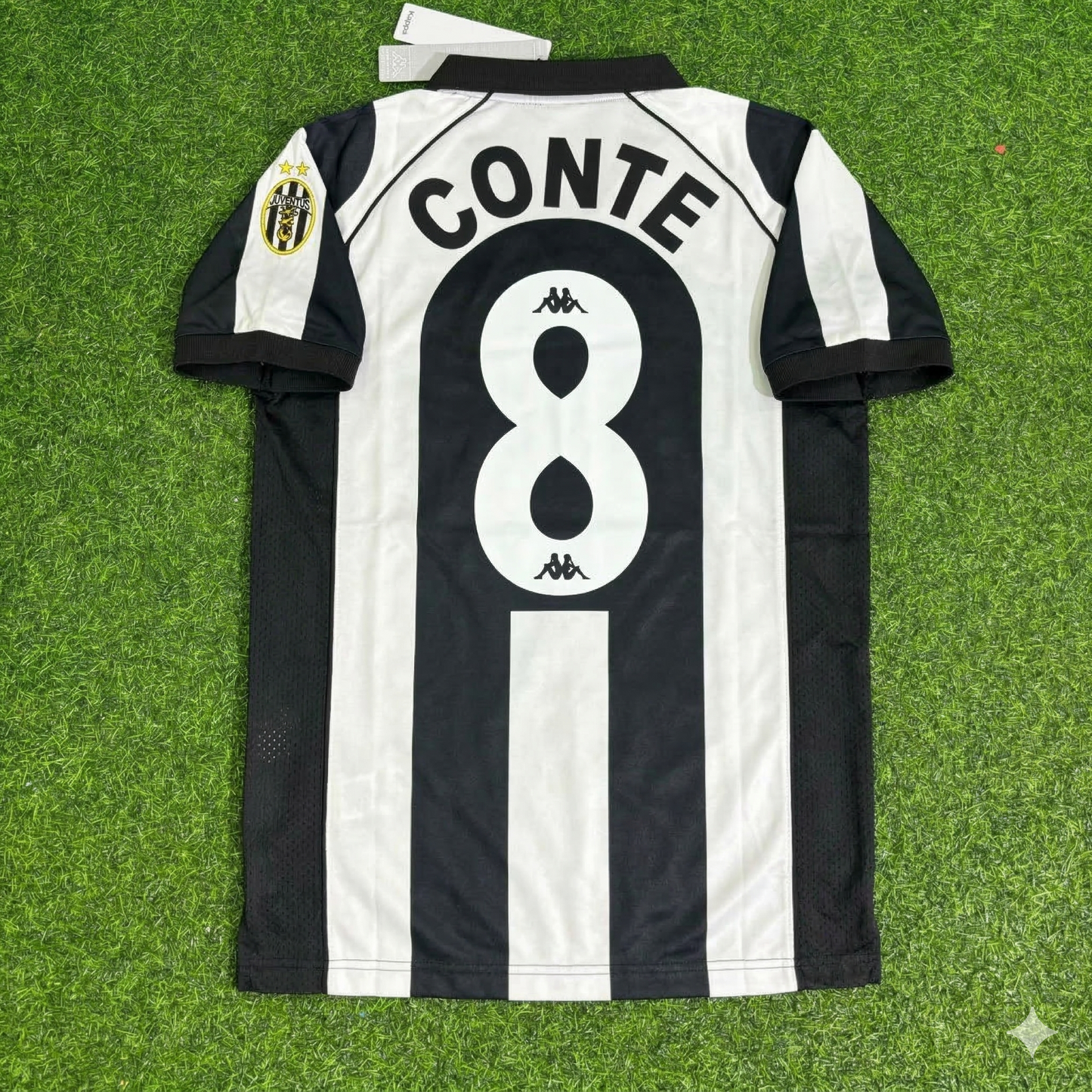 Antonio Conte 8 - Juventus Home 1997/1998 Retro Kit Jersey Maillot Trikot Soccer Shirt