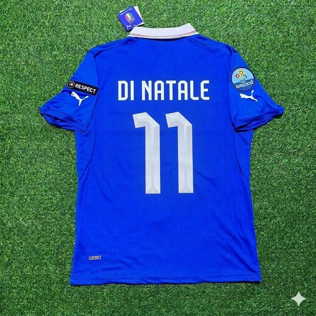 Antonio Di Natale 11- Italy Euro 2012 Retro Home Jersey
