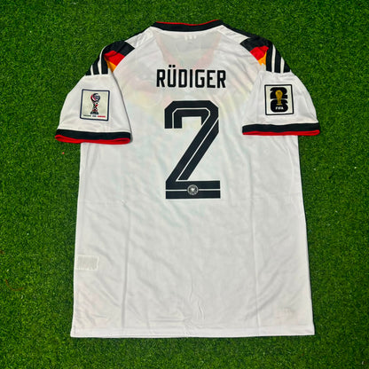 Antonio Rüdiger #2 Germany 2026 World Cup Home Football Jersey Kit
