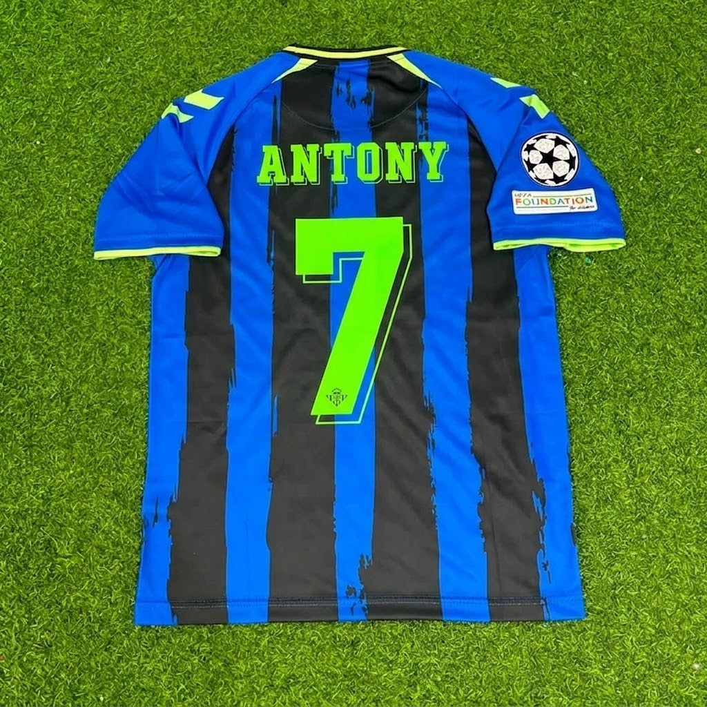 Antony #7 Real Betis 2027 Third New Season Champions League Patch Football Jersey Trikot Maillot