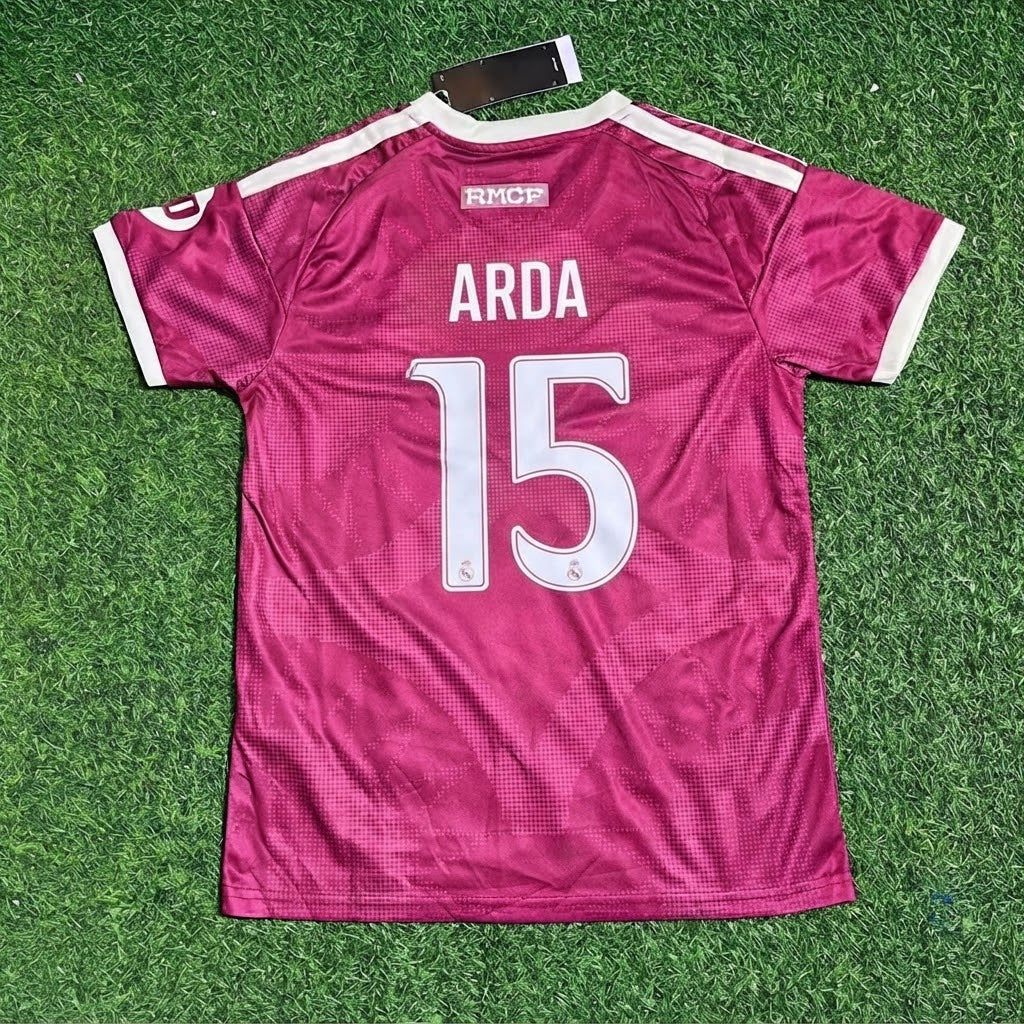 Arda Güler Pink Jersey Maillot Trikot Soccer Shirt