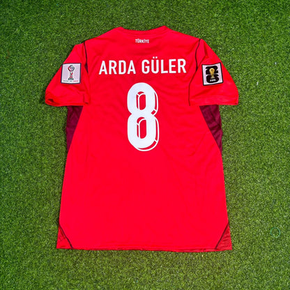 Arda Güler #8 Turkey Türkiye - World Cup 2026 - Home Red - Jersey Trikot - Maillot Maglia