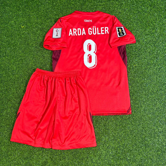 Arda Guler Turkey Turkiye 2026 World Cup Home Red Kids Football Jersey
