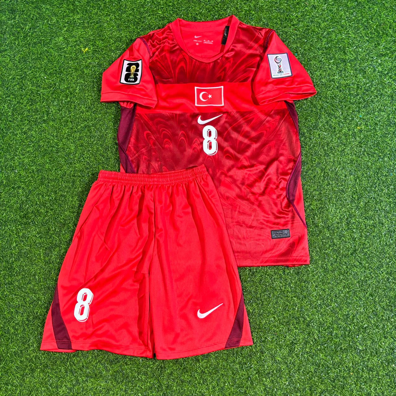 Arda Guler Turkey Turkiye 2026 World Cup Home Red Kids Football Jersey