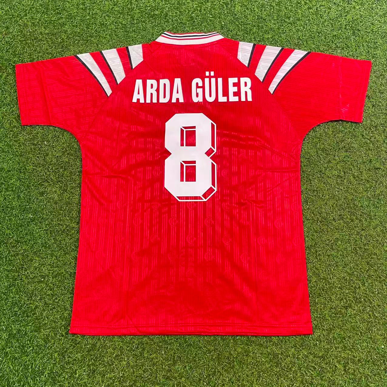 Arda Güler Türkiye Turkey Red Nostalgic Retro Football Jersey