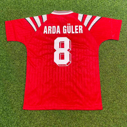 Arda Güler Türkiye Turkey Red Nostalgic Retro Football Jersey
