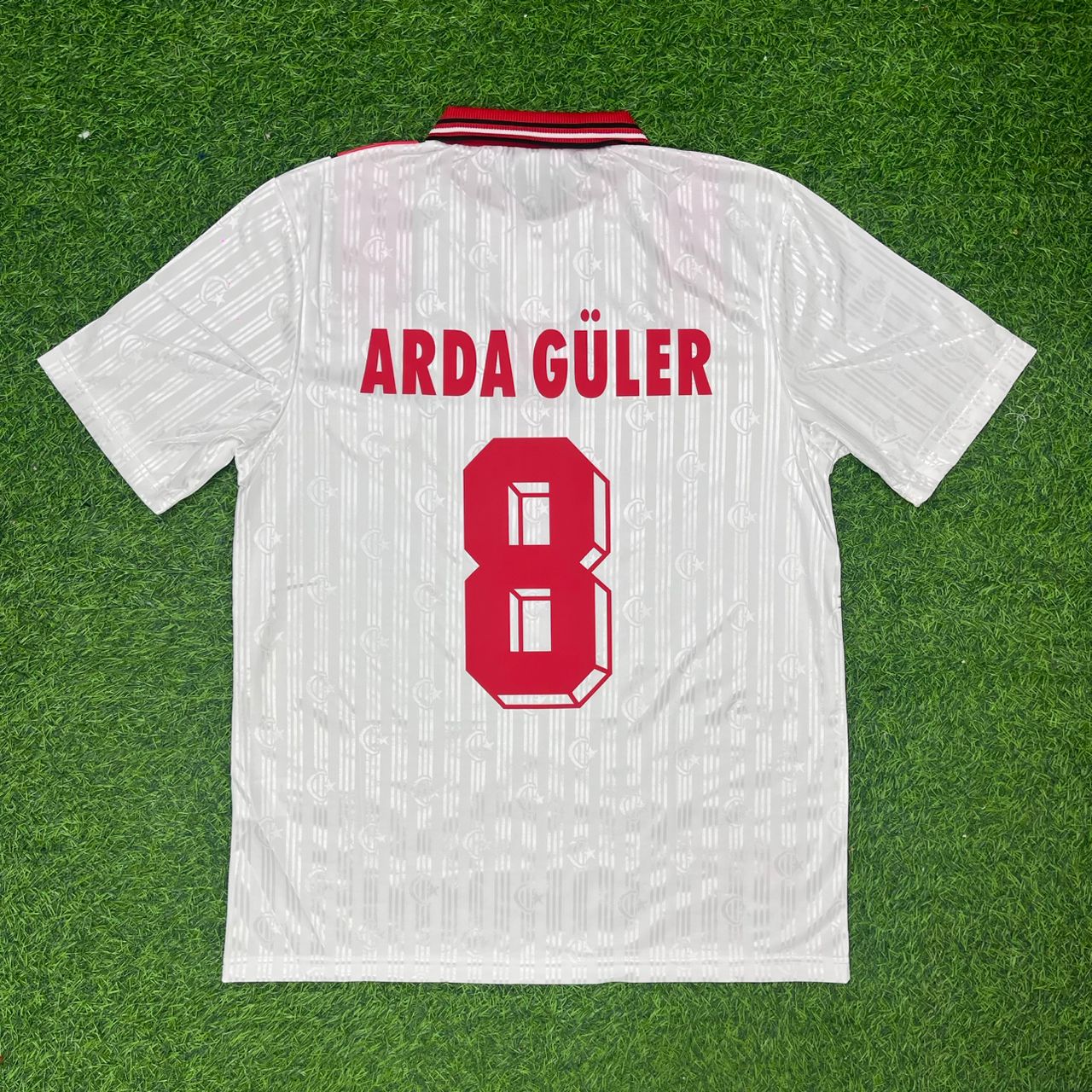 Arda Güler Türkiye Turkey White Nostalgic Retro Football Jersey