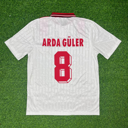 Arda Güler Türkiye Turkey White Nostalgic Retro Football Jersey