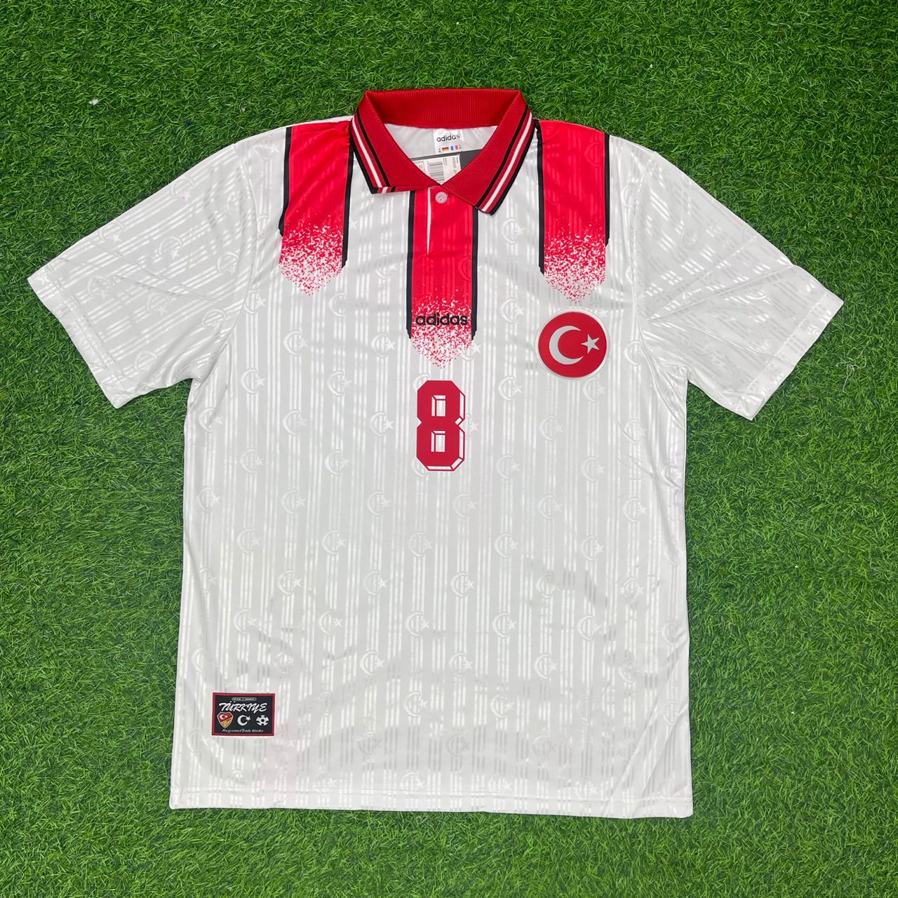 Arda Güler Türkiye Turkey White Nostalgic Retro Football Jersey