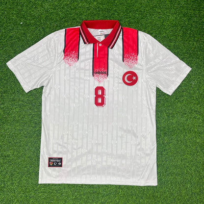 Arda Güler Türkiye Turkey White Nostalgic Retro Football Jersey