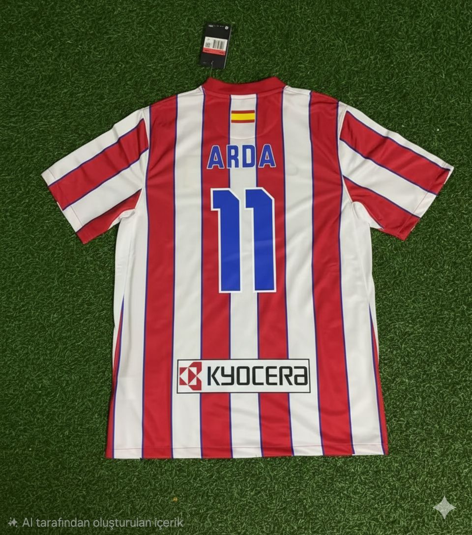 Arda Turan Atletico Madrid 2011 Retro Football Jersey Kit