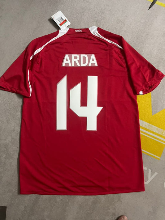 Arda Turan Türkiye Efsane Euro 2008 Turkey Retro Özel Forma Football Jersey Trikot Maillot