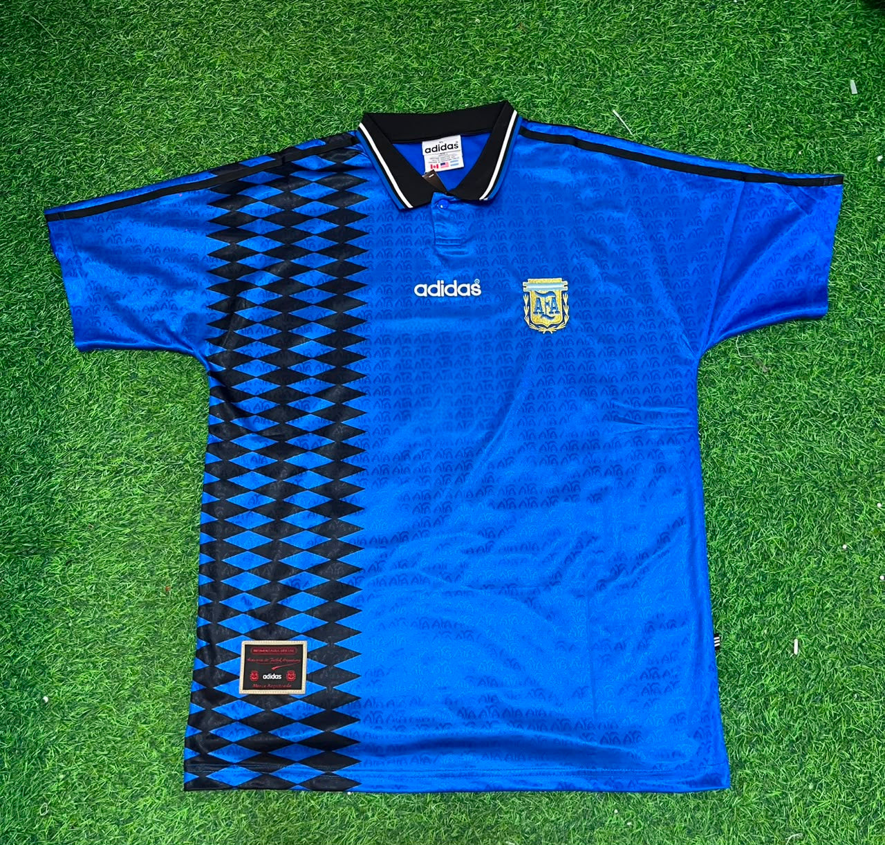 Diego Simeone Argentina 1994 Season Away Blue Retro Jersey Trikot Soccer Shirt