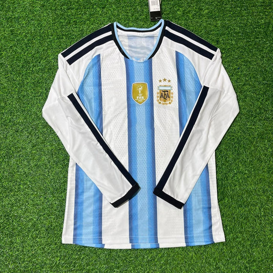 Argentina 2026 World Cup Long Sleeve Football Jersey Kit