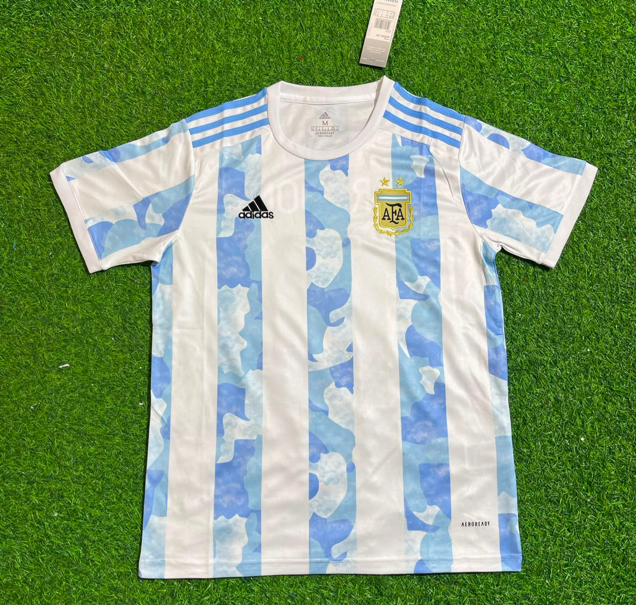 Sergio Kun Agüero - Argentina Retro Kit Jersey Trikot Maillot Soccer Shirt