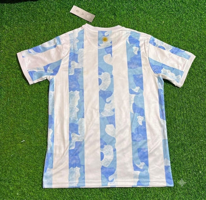 Argentina Retro Kit Jersey Trikot Maillot Soccer Shirt