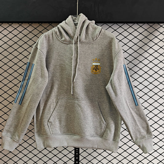 Argentina - Hoodie Winter Fleece- Football Kapuzenpullover