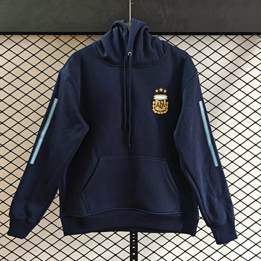 Argentina - Hoodie Winter Fleece- Football Kapuzenpullover