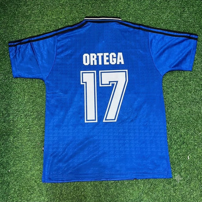 Ariel Ortega Argentina 1994 Season Away Blue Retro Jersey Trikot Soccer Shirt