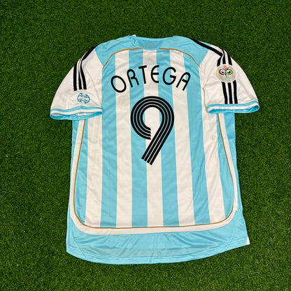 Ariel Ortega Argentina Retro Soccer Jersey Maillot Trikot Maglia