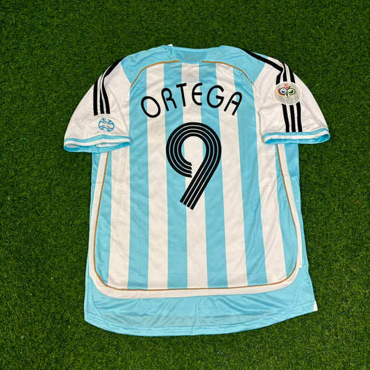 Ariel Ortega Argentina Retro Soccer Jersey Maillot Trikot Maglia