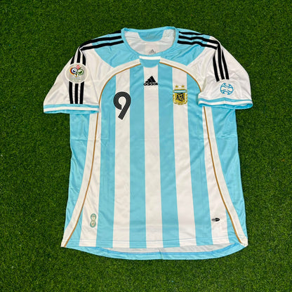 Ariel Ortega Argentina Retro Soccer Jersey Maillot Trikot Maglia