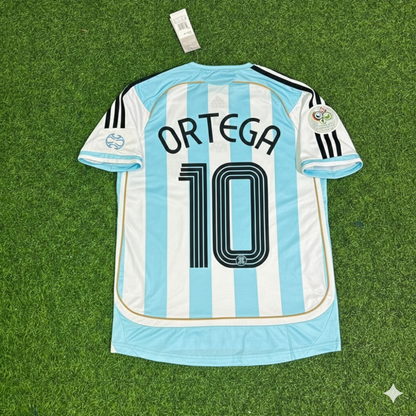 Ariel Ortega Argentina Retro Soccer Jersey Maillot Trikot Maglia