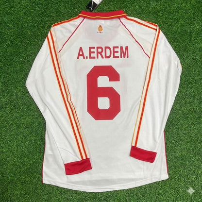Arif Erdem Galatasaray UEFA 2000 Final Retro Football Jersey Kit