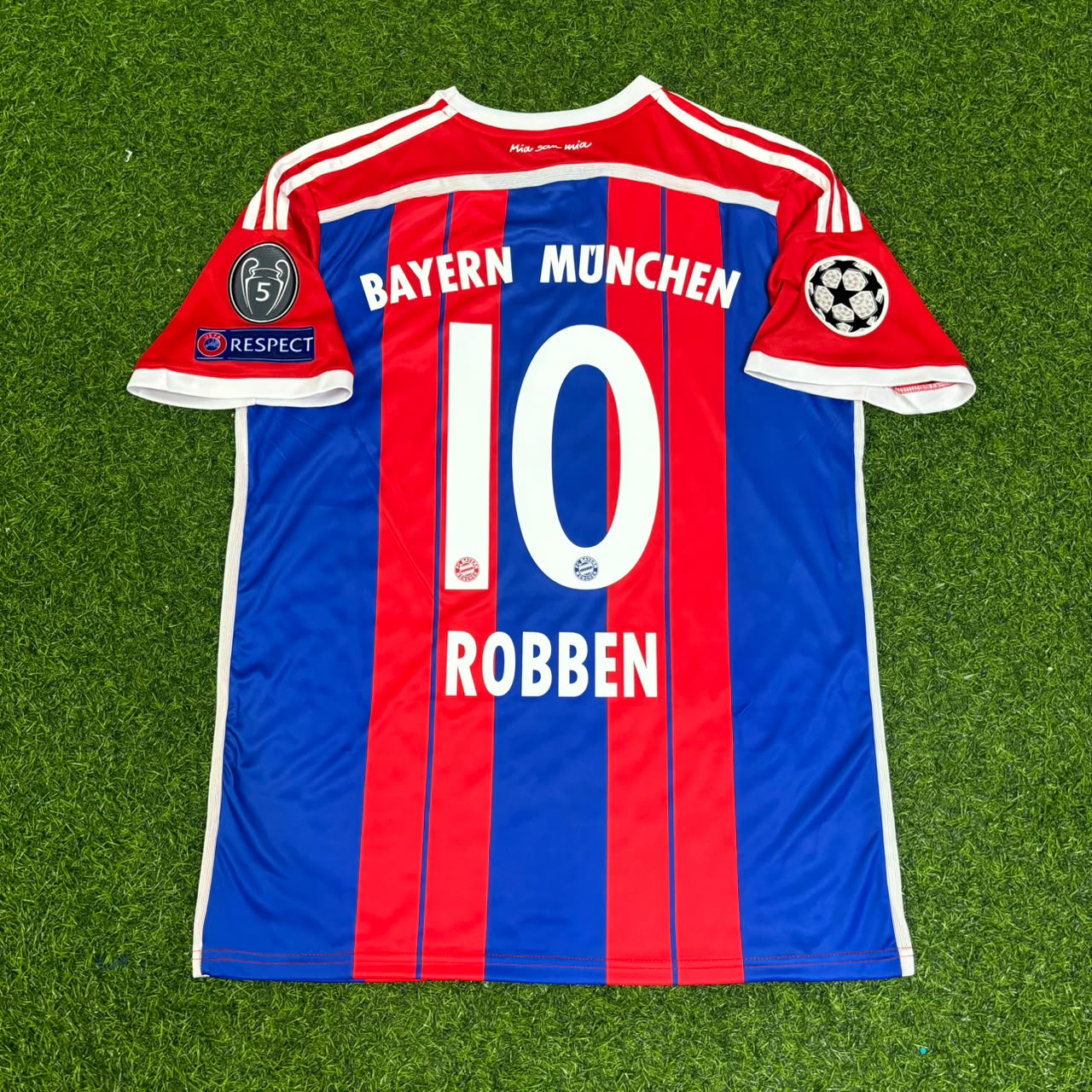 Arjen Robben #10 Bayern Munich 2014 2015 Home Retro Champions League Patc Jersey