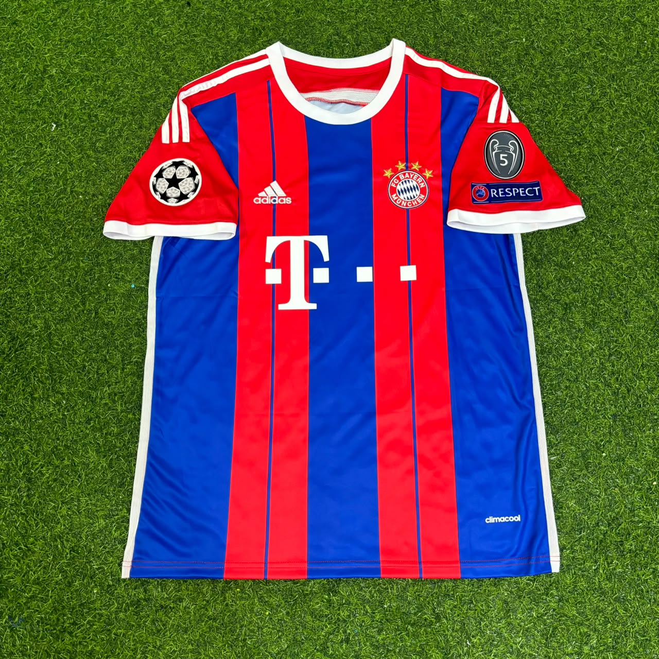 Arjen Robben #10 Bayern Munich 2014 2015 Home Retro Champions League Patc Jersey