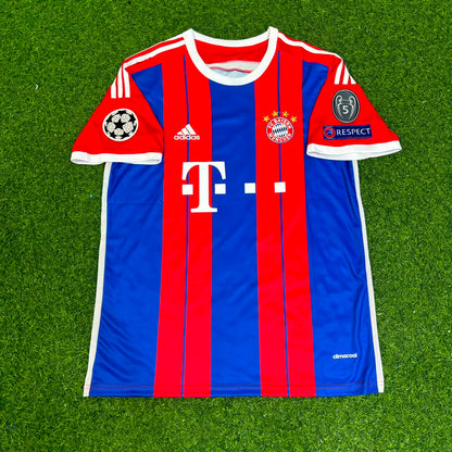 Arjen Robben #10 Bayern Munich 2014 2015 Home Retro Champions League Patc Jersey