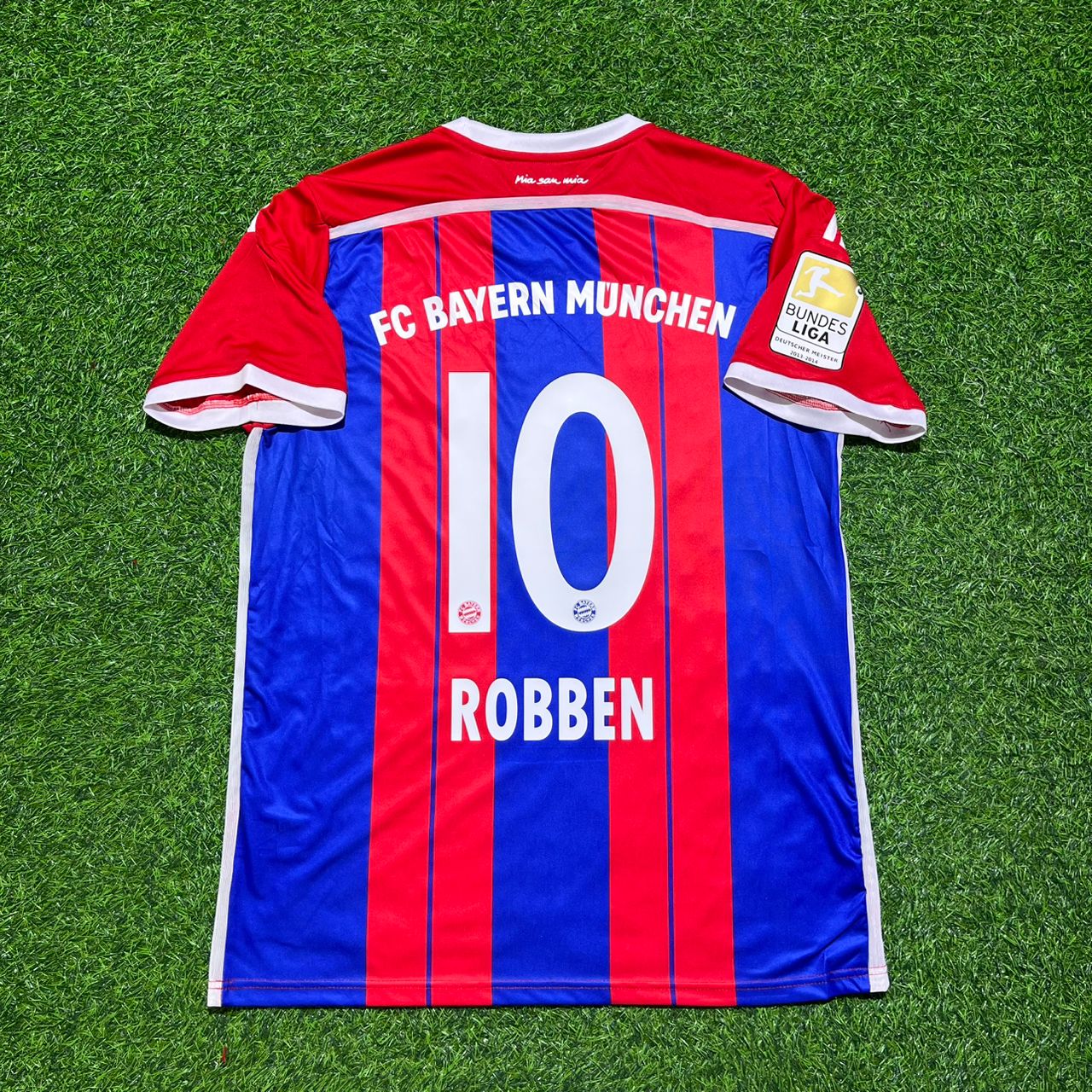 Arjen Robben #10 Bayern Munich 2014 2015 Home Retro Patch Jersey