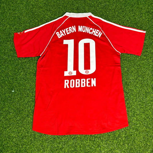 Arjen Robben #10 Bayern Munich Home Retro Football Jersey