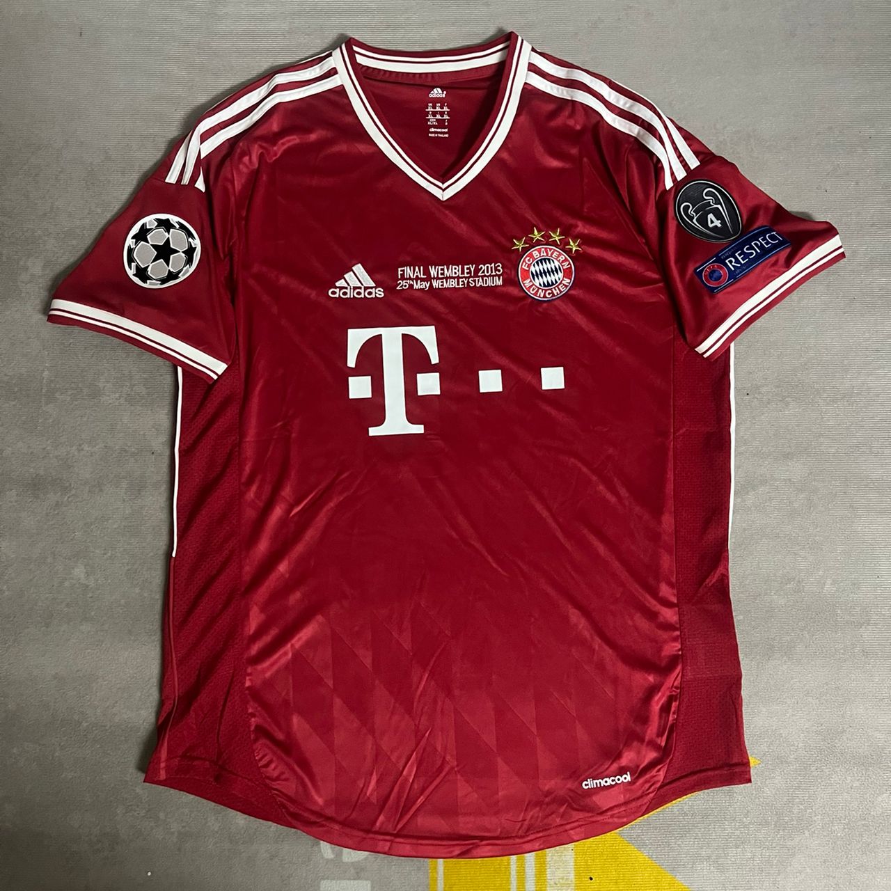 Arjen Robben Bayern Munich 2013 Champions League Wembley Final Jersey Trikot