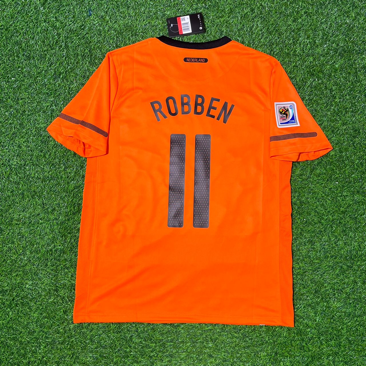 Arjen Robben Netherlands 2010 World Cup Final Football Jersey Kit