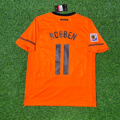 Arjen Robben Netherlands 2010 World Cup Final Football Jersey Kit