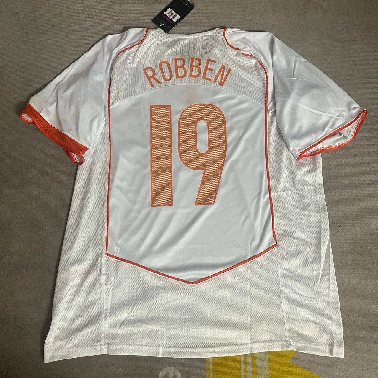 Arjen Robben the Netherlands 2006 Germany World Cup White Jersey Trikot Maglia