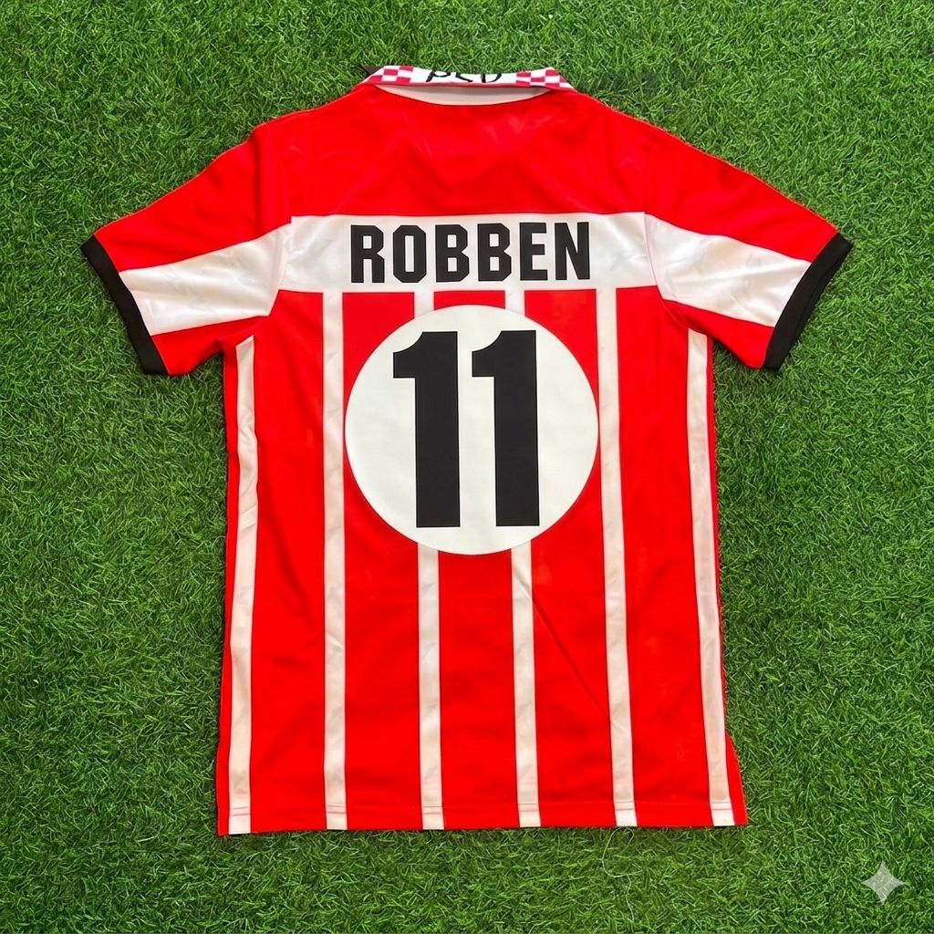 Arjen Robben #11 PSV Eindhoven Retro Football Jersey Kit