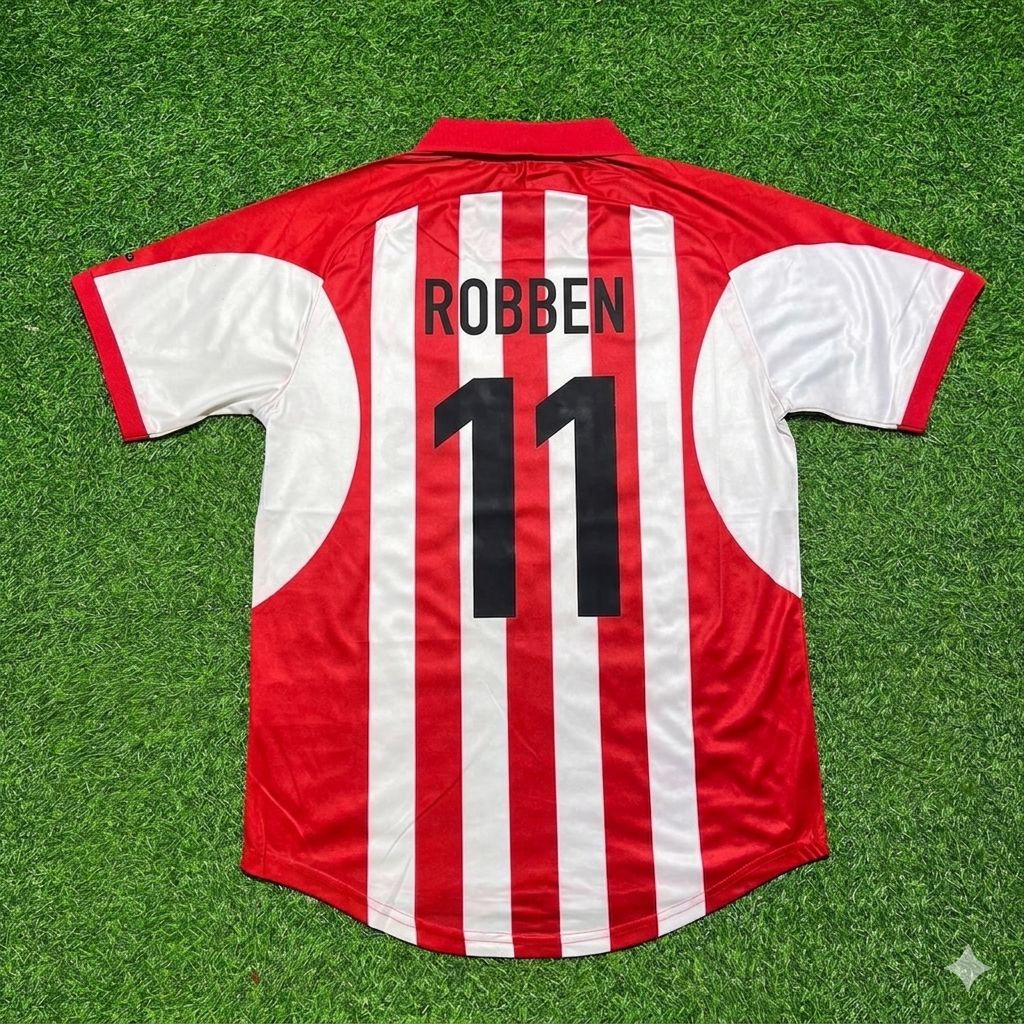 Arjen Robben #11 PSV Eindhoven Retro Football Jersey Kit