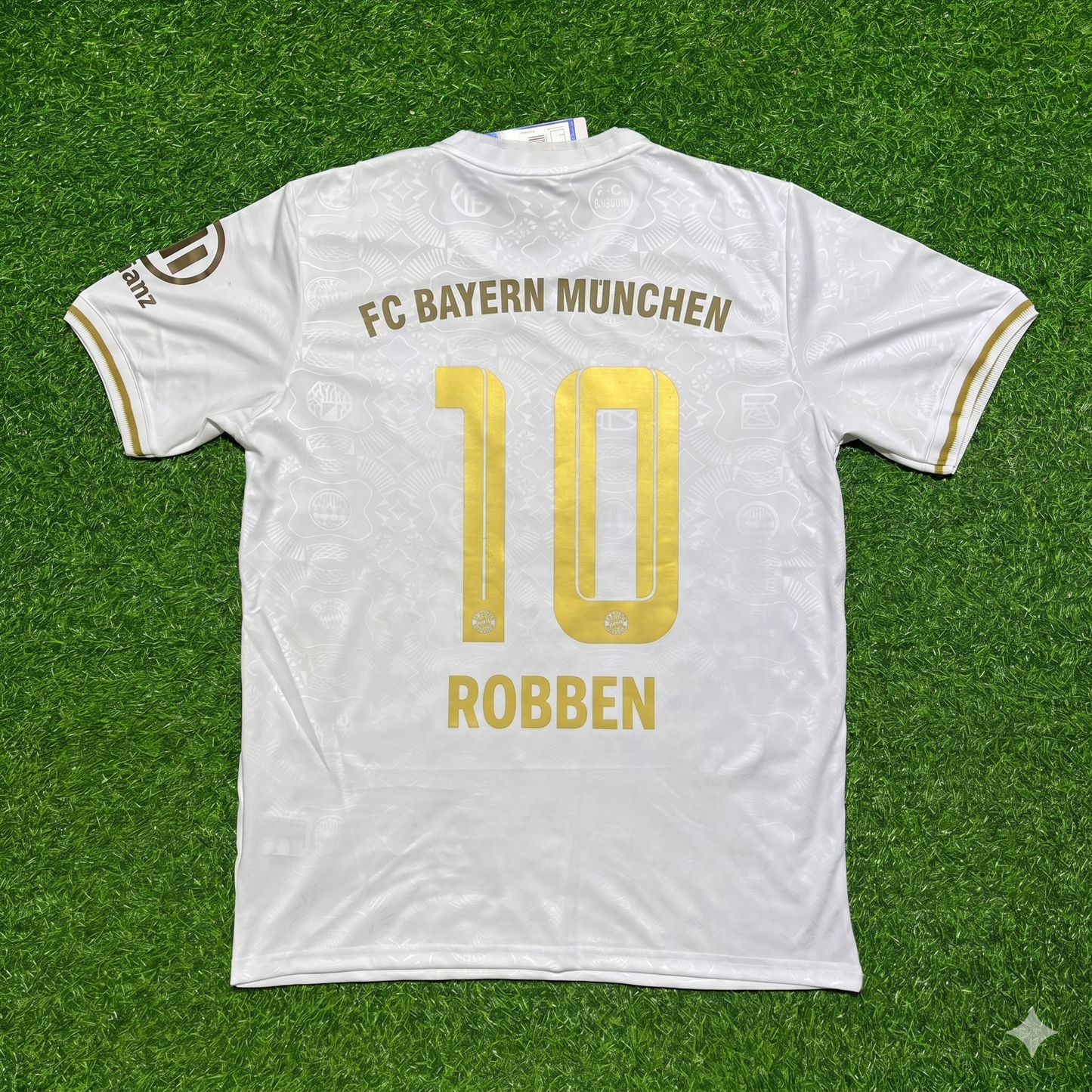 Arjen Robben #10 FC Bayern München 125 Years Anniversary Special-Edition White Jersey