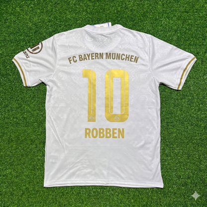 Arjen Robben #10 FC Bayern München 125 Years Anniversary Special-Edition White Jersey