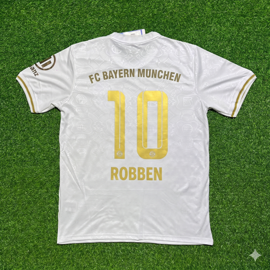 Arjen Robben #10 FC Bayern München 125 Years Anniversary Special-Edition White Jersey