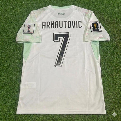Marko Arnautovic Austria White 2026 World Cup Football Jersey