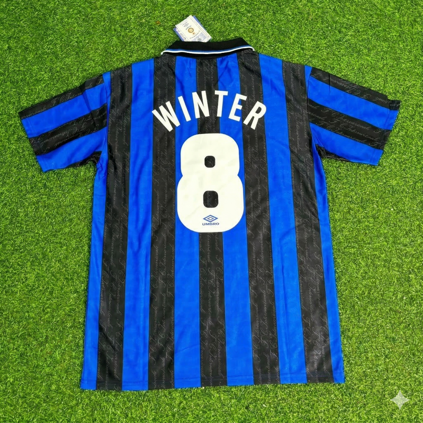 Aron Winter Inter 1997-1998 Home Retro Football Jersey