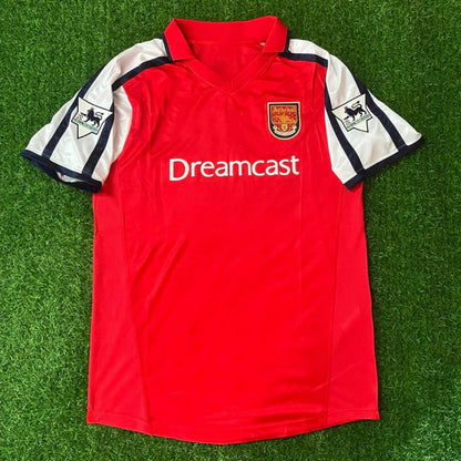 Arsenal 1999-2002 Red White Retro Jersey Trikot Maglia Camiseta Soccer Shirt