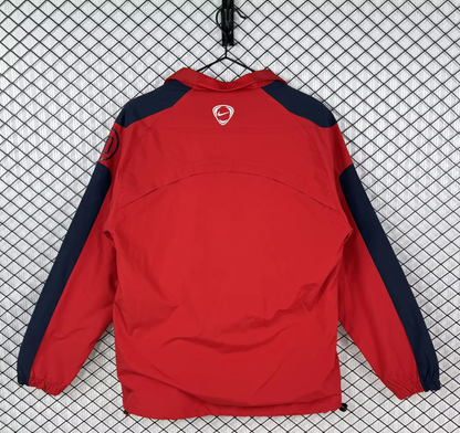 Arsenal 2004/2005 Red Retro Windbreaker Jacket