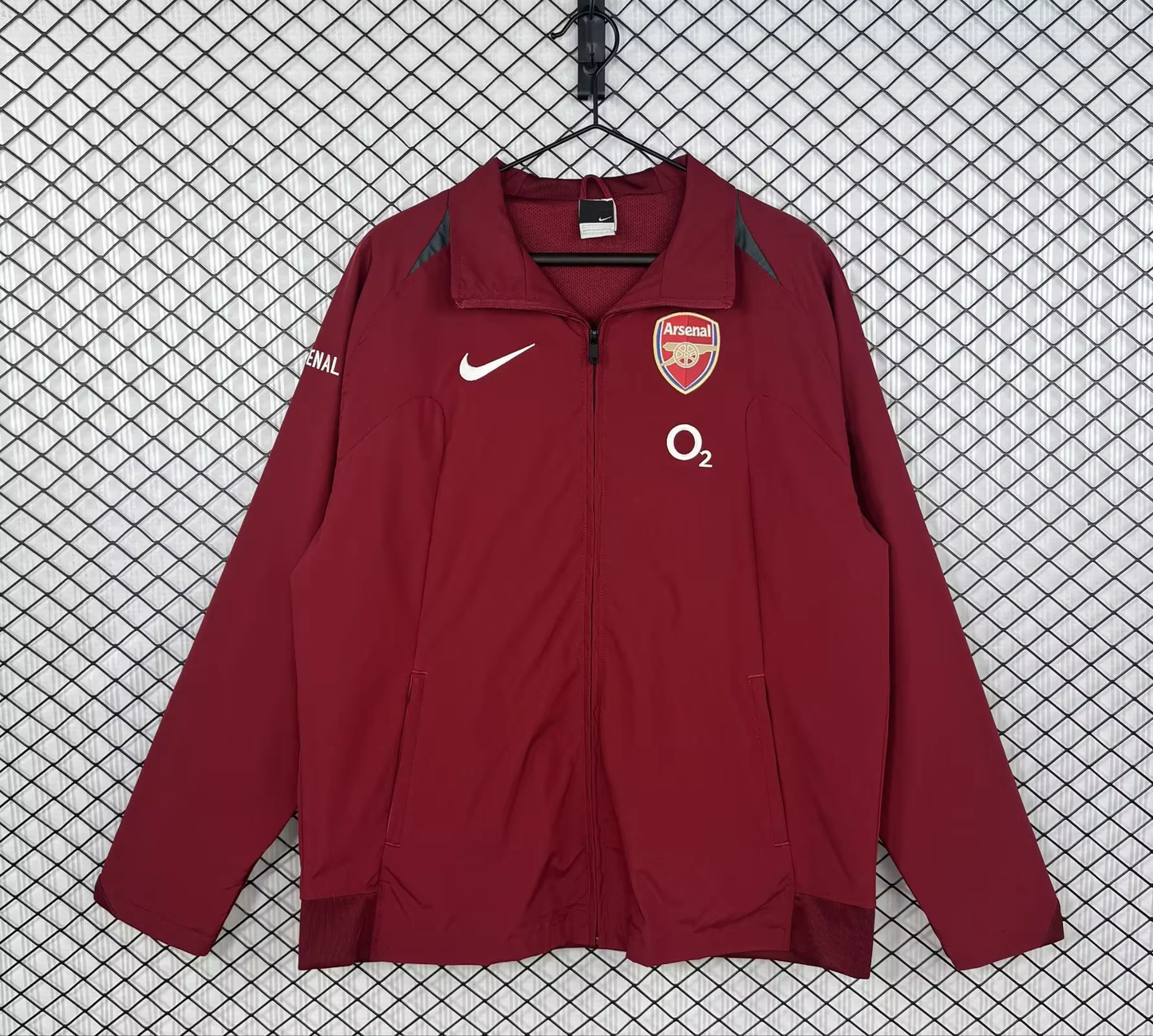 Arsenal 2005/2006 Red Retro Windbreaker Jacket